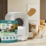 Gardner Pet Natural Tofu Cat Litter, Cat Litter with Green Tea Extract – Dust-Free, Fast Clumping, Flushable, and Odor Control for Multi-Cat Homes, 6lbs