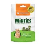 Minties Dental Treats for Cats, Chicken Flavored Treats for Cats, Freshens Breath and Controls Tartar, 2.5oz