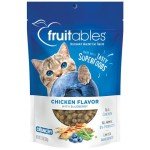 Fruitables Cat Treats – Crunchy Treats For Cats – Healthy Low Calorie Treats Packed with Protein – Free of Wheat, Corn and Soy – Made with Real Chicken with Blueberry – 2.5 Ounces