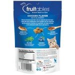 Fruitables Cat Treats – Crunchy Treats For Cats – Healthy Low Calorie Treats Packed with Protein – Free of Wheat, Corn and Soy – Made with Real Chicken with Blueberry – 2.5 Ounces