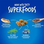 Fruitables Cat Treats – Crunchy Treats For Cats – Healthy Low Calorie Treats Packed with Protein – Free of Wheat, Corn and Soy – Made with Real Chicken with Blueberry – 2.5 Ounces