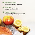 Pet Honesty Cat Hairball Support Chews, Hairball Remedy Cat Treats, Cat Furball Treatment, Supports Skin & Coat, Digestion, Cat Vitamins & Supplements & Hairball Medicine, Chicken (30-Day Supply)