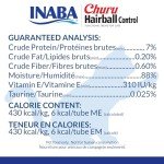 INABA Churu Hairball Control, Functional, Creamy Lickable Purée Cat Treat with Taurine & Vitamin E, 0.5 Ounces Each, 24 Tubes (4 per Pack), Chicken Recipe