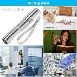 Waputne Cat Toys, Cat Toy Red Pointer for Indoor, Rechargeable, 5 Adjustable Patterns, 3 Modes Training Chaser Pet Toy Pointer, Interactive Pet Cat/Dog Toy for Cats Fun Playing Exercise