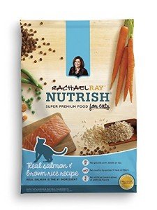 Rachael Ray Nutrish Premium Natural Dry Cat Food with Added Vitamins, Minerals & Other Nutrients, Real Salmon & Brown Rice Recipe, 3 Pound Bag