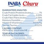 INABA Churu Cat Treats, Grain-Free, Lickable, Squeezable Creamy Purée Cat Treat/Topper with Vitamin E & Taurine, 0.5 Ounces Each, 40 Tubes, Tuna & Seafood Variety Box