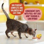 Meow Mix Tenders in Sauce Wet Cat Food, Salmon & Crab, 2.75 Ounce Cup (Pack of 12)