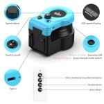 AsFrost Upgraded Interactive Cat Toy for Indoor Cats, Cat Feather Toy Treadmill for Bored Kitten Puppy Play Chase Run Exercise Mental Stimulation, Auto/Manual Control DIY Mouse Hunting Toy-Sky Blue