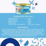 I and love and you XOXOs Wet Cat Food - Whitefish + Salmon Pâté Variety Pack - Grain Free, Filler Free, 3oz Pack of 12 Cans