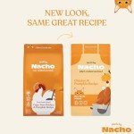 Made by Nacho Bone Broth Infused Dry Cat Kibble - Cage-Free Chicken & Pumpkin Recipe - Premium Grain-Friendly Cat Food 2lb Bag, Limited Ingredients