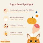 Made by Nacho Bone Broth Infused Dry Cat Kibble - Cage-Free Chicken & Pumpkin Recipe - Premium Grain-Friendly Cat Food 2lb Bag, Limited Ingredients
