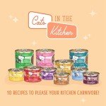 Weruva Cats in The Kitchen, Goldie Lox with Chicken & Salmon Au Jus Cat Food, 3.2oz Can (Pack of 24)