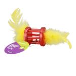 Vibrant Life Feather Rattle Cat Toy, Assorted Colors