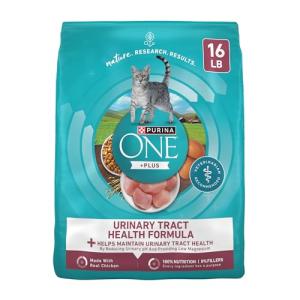 Purina ONE High Protein Dry Cat Food, +Plus Urinary Tract Health Formula - 16 lb. Bag