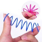 Fun Colorful Cat Spiral Springs - 12 Pack