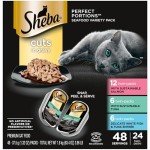 SHEBA Gourmet Salmon & Tuna Cat Food Trays