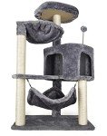 YUNWEI Cat Tree with Condo and Large Hammock