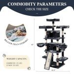 Smokey Grey Multi-Level Cat Tree with Condo