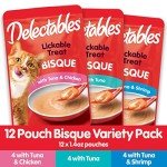 HARTZ Delectables Bisque for Cats - Chicken, Tuna, Shrimp