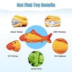 Floppy Fish Cat Toys with Catnip - 2 Pack