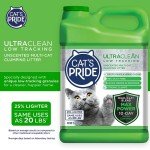 Cat's Pride Max Power: UltraClean Low Tracking Multi-Cat Clumping Litter - Keeps Paws & Home Clean - Up to 10 Days of Powerful Odor Control - 99% Dust Free - Unscented, 15 Pounds