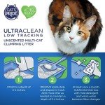 Cat's Pride Max Power: UltraClean Low Tracking Multi-Cat Clumping Litter - Keeps Paws & Home Clean - Up to 10 Days of Powerful Odor Control - 99% Dust Free - Unscented, 15 Pounds