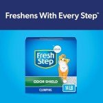 Fresh Step Odor Shield Clumping Litter With Febreze Freshness, Continuous Cat Litter Odor Eliminator, 14 lb. Box