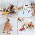 ETEKYER Catnip Toys, Cat Toys, Catnip Toys for Cats, Cat Toys with Catnip, Cat Toys for Indoor Cats, Interactive Cat Toy, Cat Chew Toy, Cat Pillow Toys, Cat Toys for Kittens Kitty
