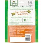 Greenies Feline Adult Natural Dental Care Cat Treats, Oven Roasted Chicken Flavor, 4.6 oz. Pouch