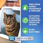 Fresh Step Advanced Simply Unscented Clumping Litter, Fresh Step Unscented Cat Litter Fights Odor on Contact, 37 lbs. (2 x 18.5 lb. Box)