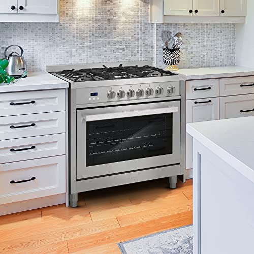 COSMO 36" Gas Range with 5 Burners & Convection Oven