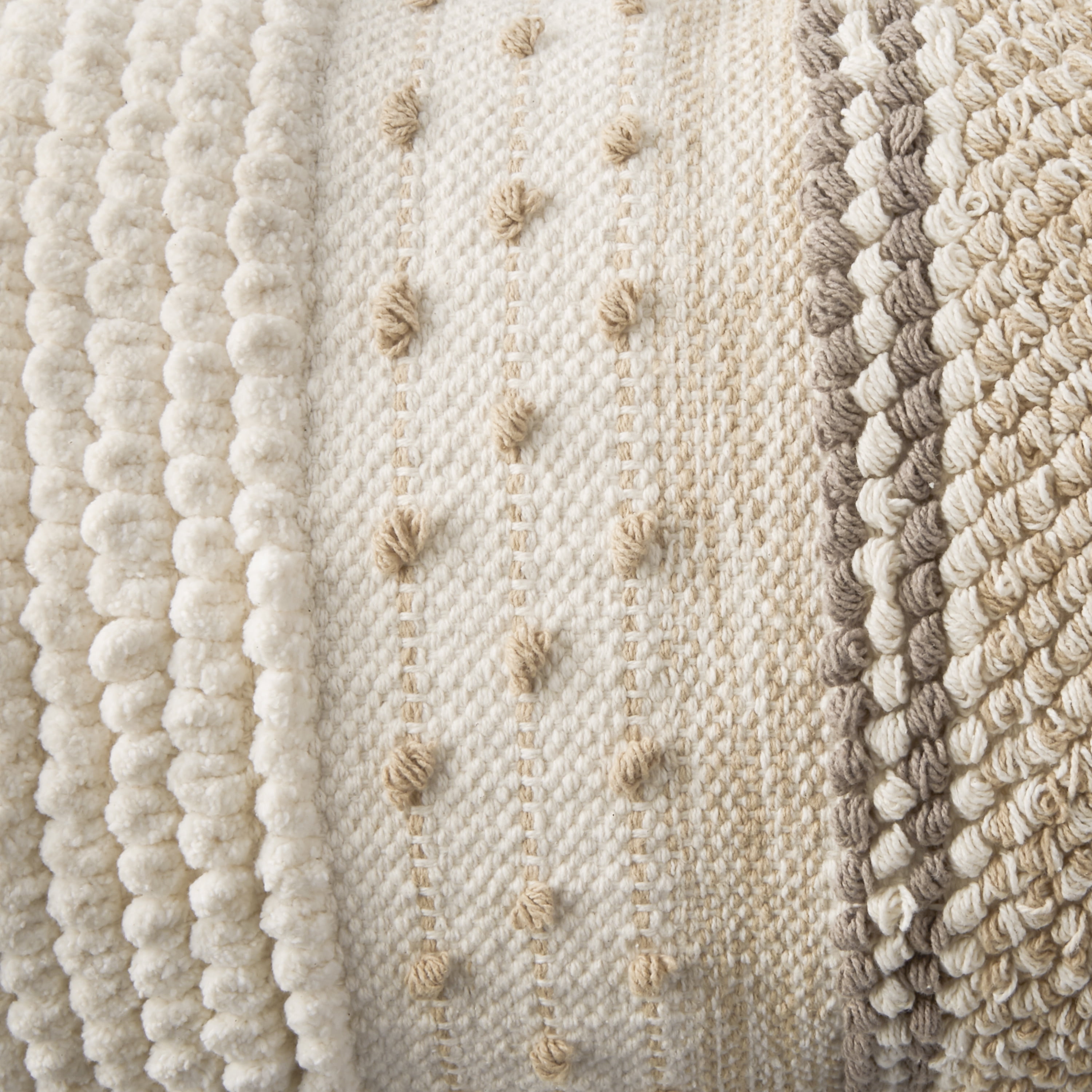 Zoey Beige Oversized Oblong Pillow - 14" X 36