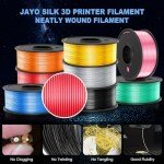 Silk PLA Filament Bundle 1.75mm, 8 Colors