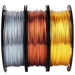 Shiny Silk Gold & Silver PLA Filament Bundle
