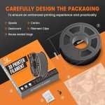 TECBEARS 4-Color PETG Filament Bundle, 1.75mm