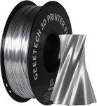 Geeetech 1.75mm Silk PLA Filament - Metallic Silver