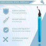 Deburring Tool with 12 Steel Blades for 3D Printing
