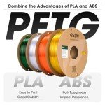 eSUN 1.75mm PETG Filament, 1KG, Green