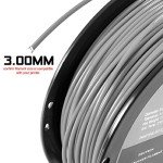 HATCHBOX Black ABS 3D Printer Filament, 1 kg
