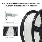FLASHFORGE 1.75mm PLA Filament - 1kg White Spool