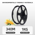 FLASHFORGE 1.75mm PLA Filament - 1kg White Spool