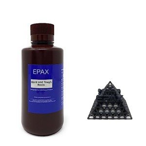 EPAX Hard Tough Black Resin for 3D Printers