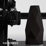 HATCHBOX 1.75mm Black PLA Filament, 1 KG