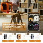 3-Tier Mobile 3D Printer Filament Storage Rack