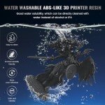 Water Washable ABS-Like 3D Printer Resin 2KG Bundle