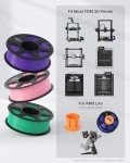 4KG ELEGOO PLA Filament Bundle for 3D Printers
