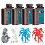 SUNLU Multicolor 3D Printer Resin Kit, 2kg