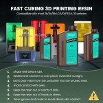 SUNLU Multicolor 3D Printer Resin Kit, 2kg