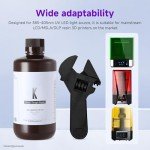 RESIONE Tough 3D Printer Resin - 500g K Black