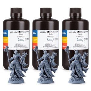 ELEGOO 3D Printer ABS-Like Resin, 3000g, Grey
